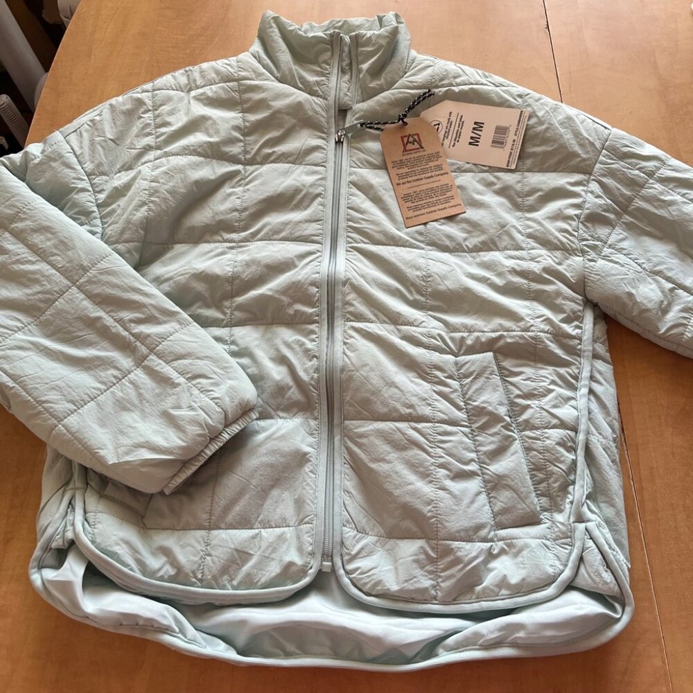 Light Green Puffer Jacket - Picture 2 of 10